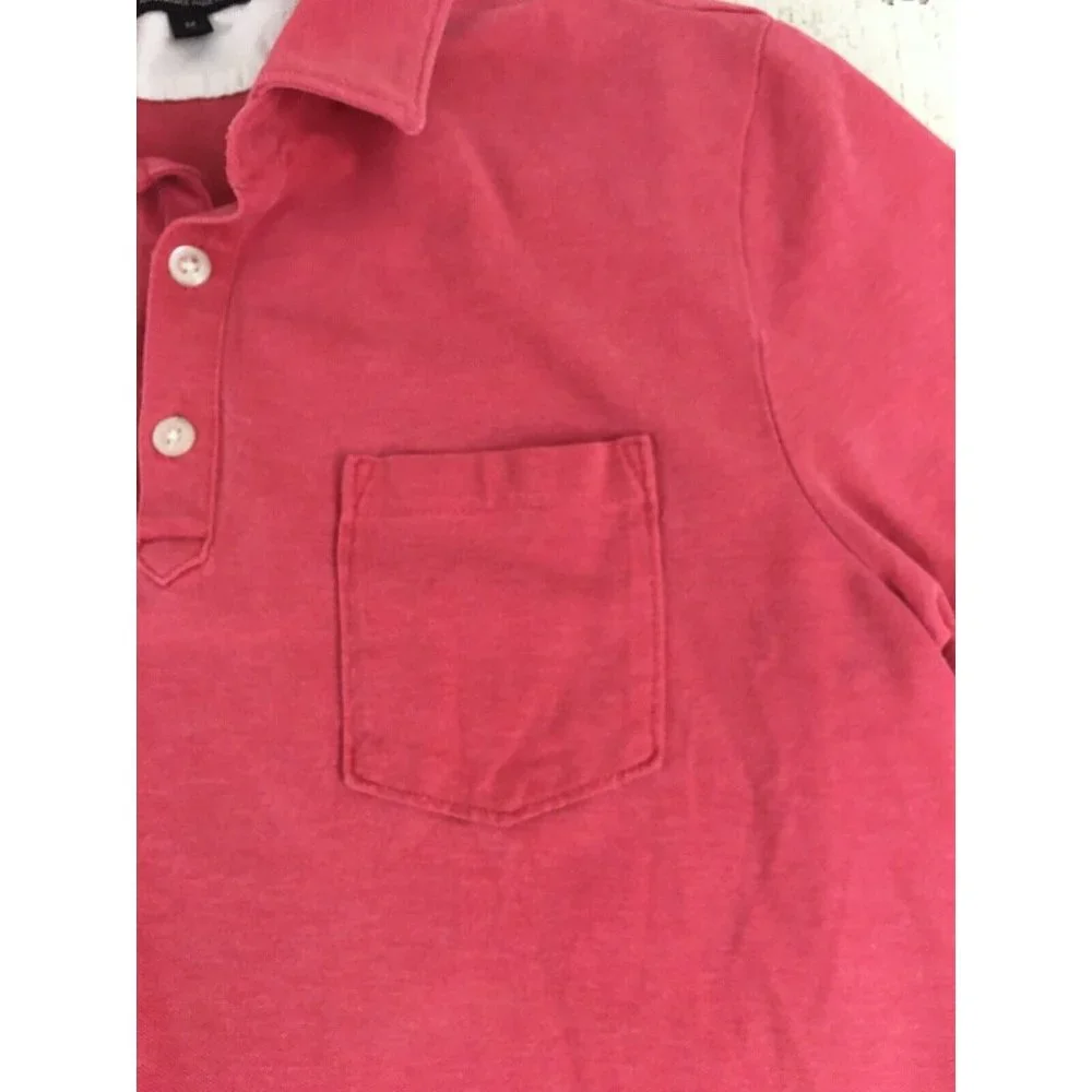Banana Republic Performance Pique Polo Shirt Light Red Pink Mens M